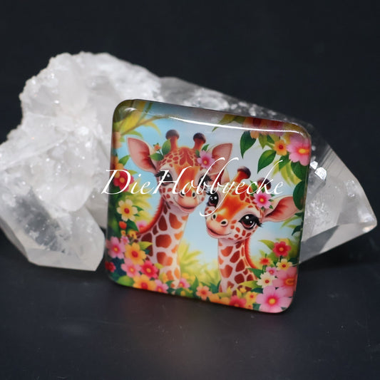 Diamond Painting Cover Minder Giraffen Luna&Momo