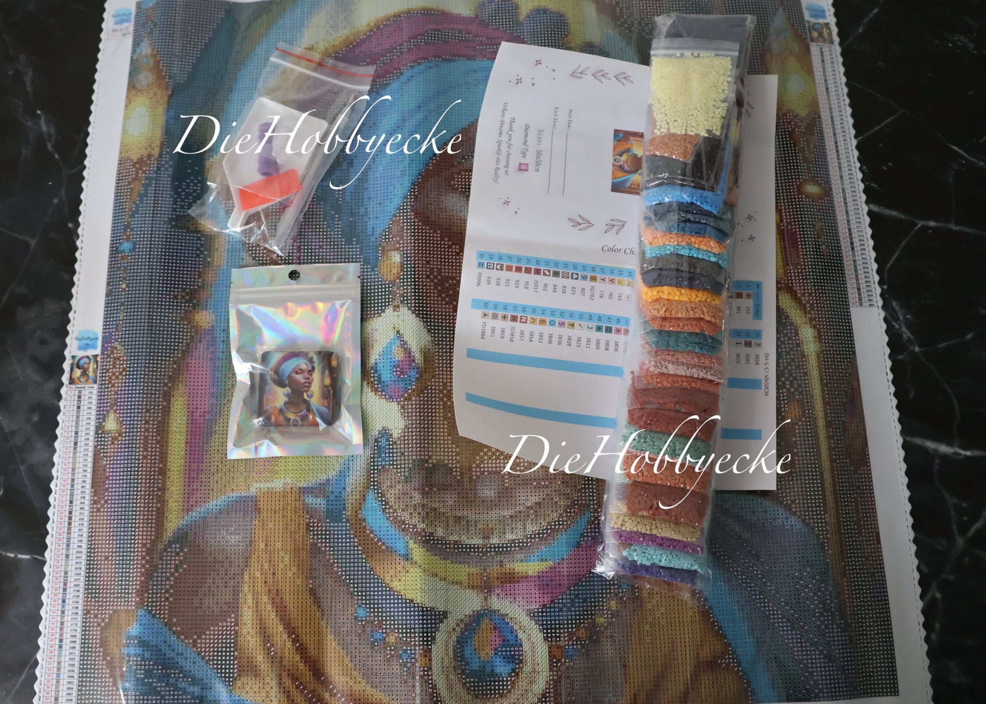 Diamond Painting Bild Beauty of Orient