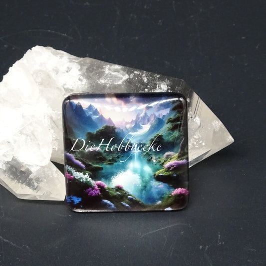 Diamond Painting Bild Wasserfall in den Bergen