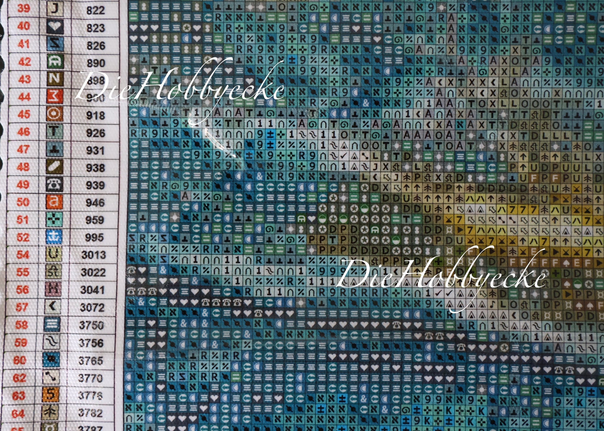Diamond Painting Bild Eisvogel