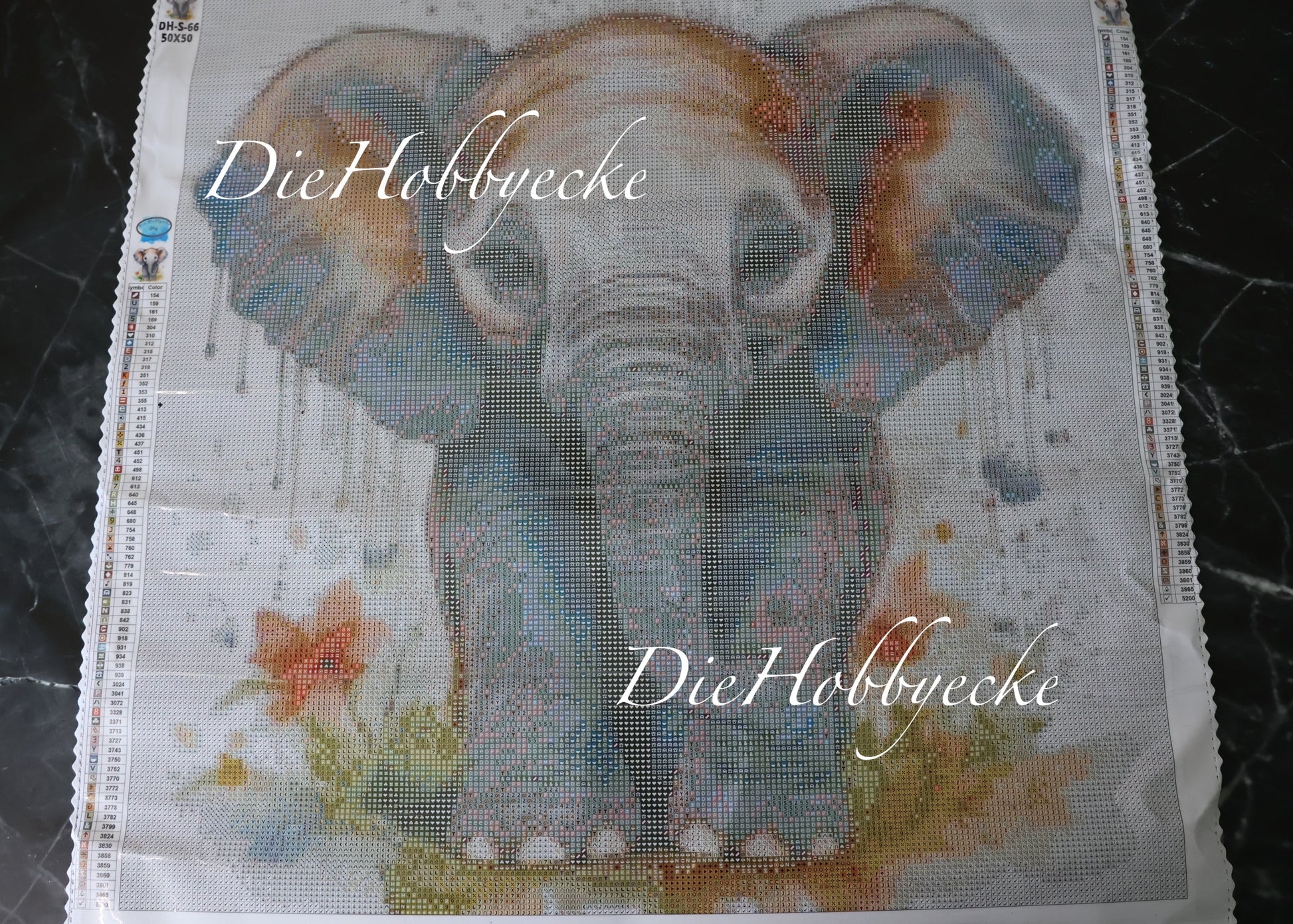 Diamond Painting Bild Elefanten-Junge Tambo