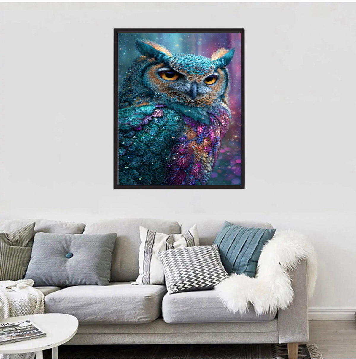 Diamond Painting Bild Eule Marella