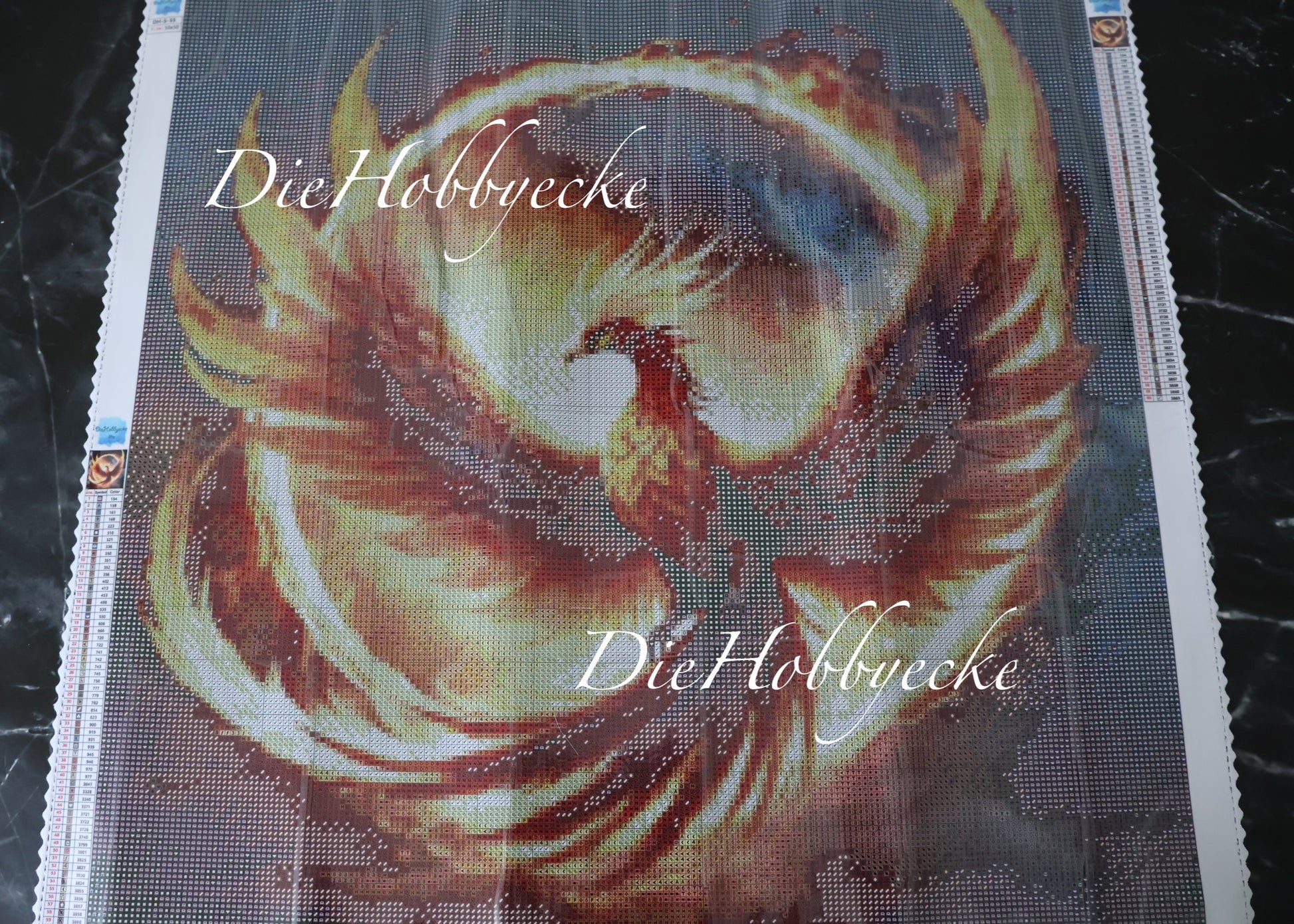 Diamond Painting Bild Feuer-Phönix