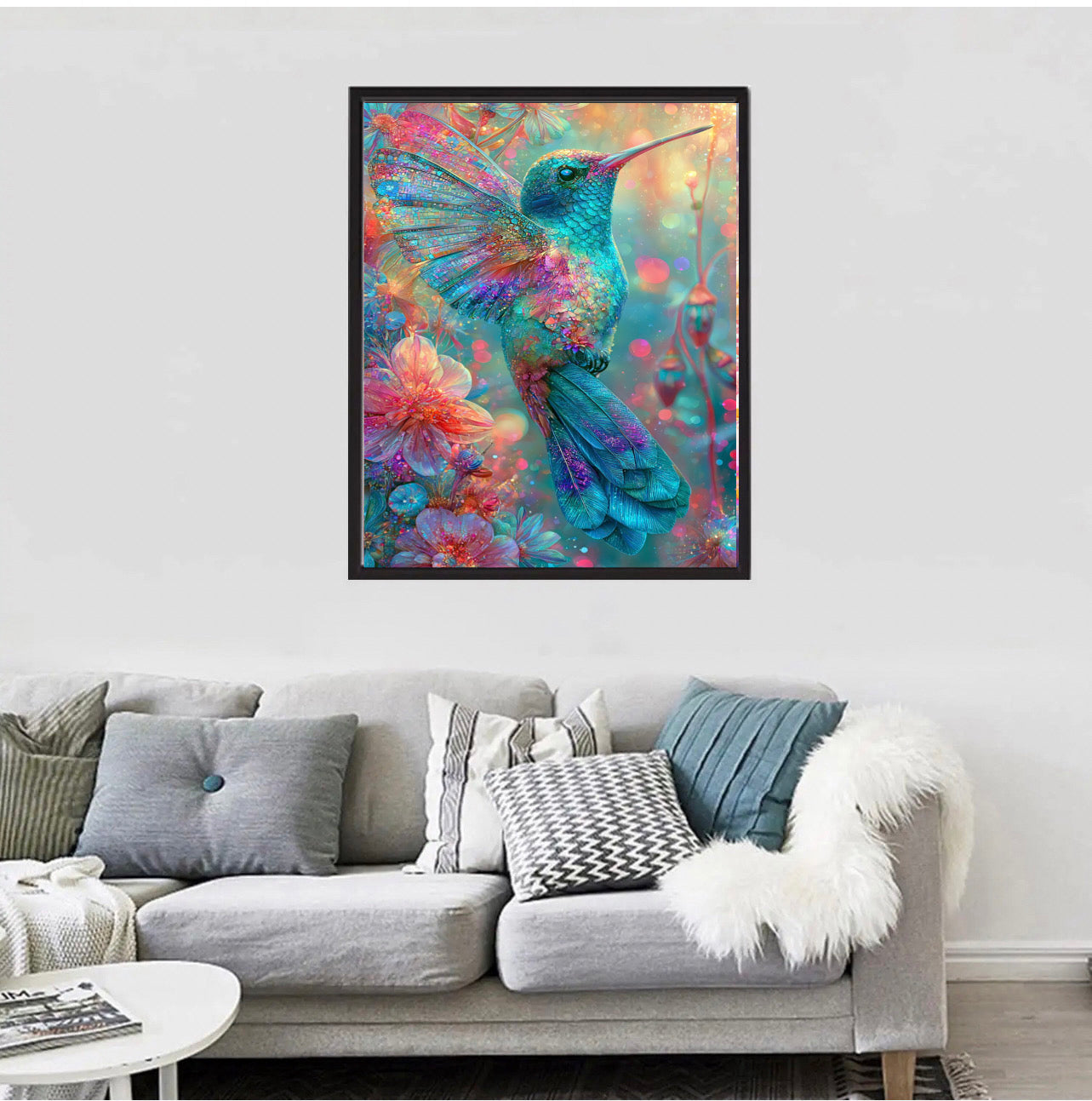 Diamond Painting Bild Magischer Kolibri