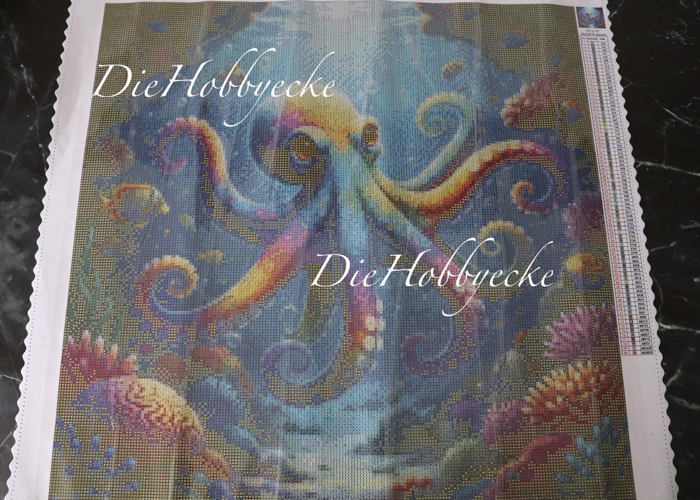 Diamond Painting Bild Krake Lumi