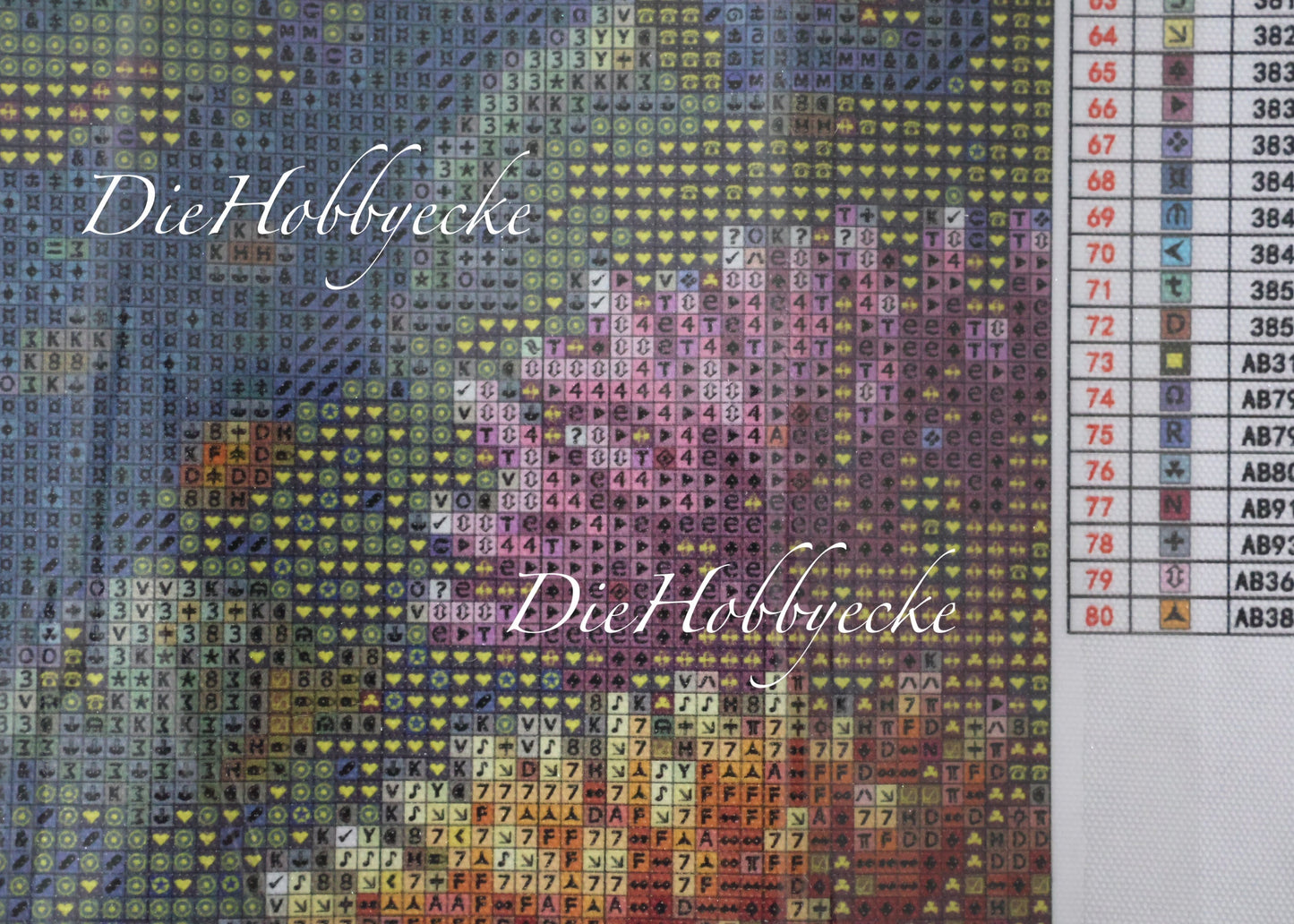 Diamond Painting Bild Krake Lumi