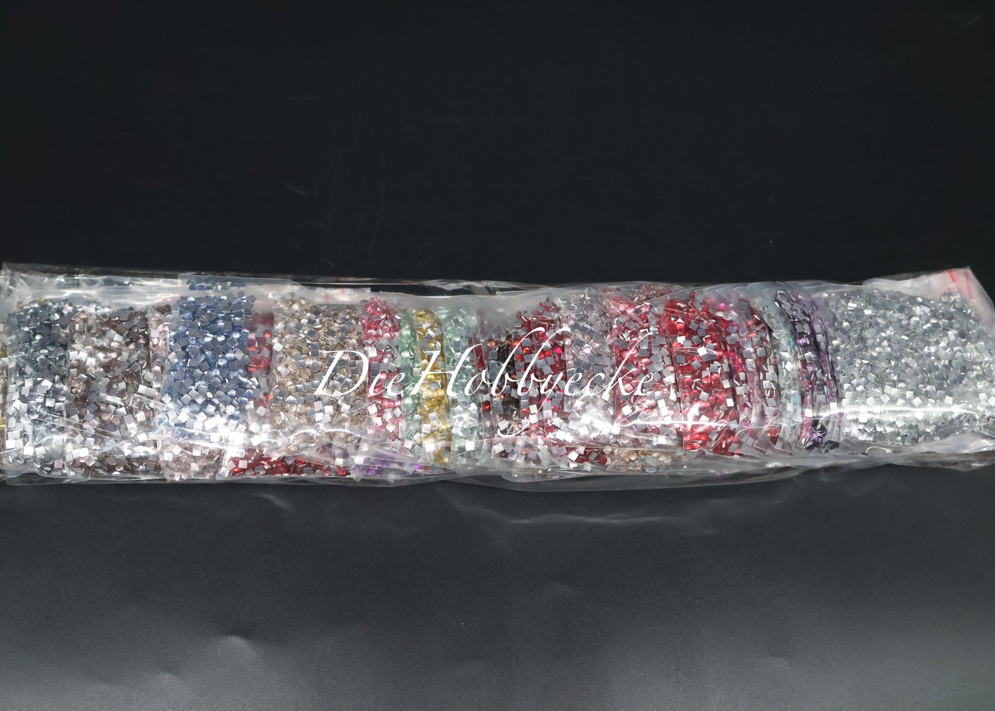 Diamond Painting Bild Kristall-Valentinsherzen