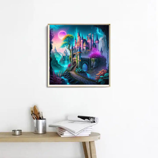 Diamond Painting Bild Zauberschloss