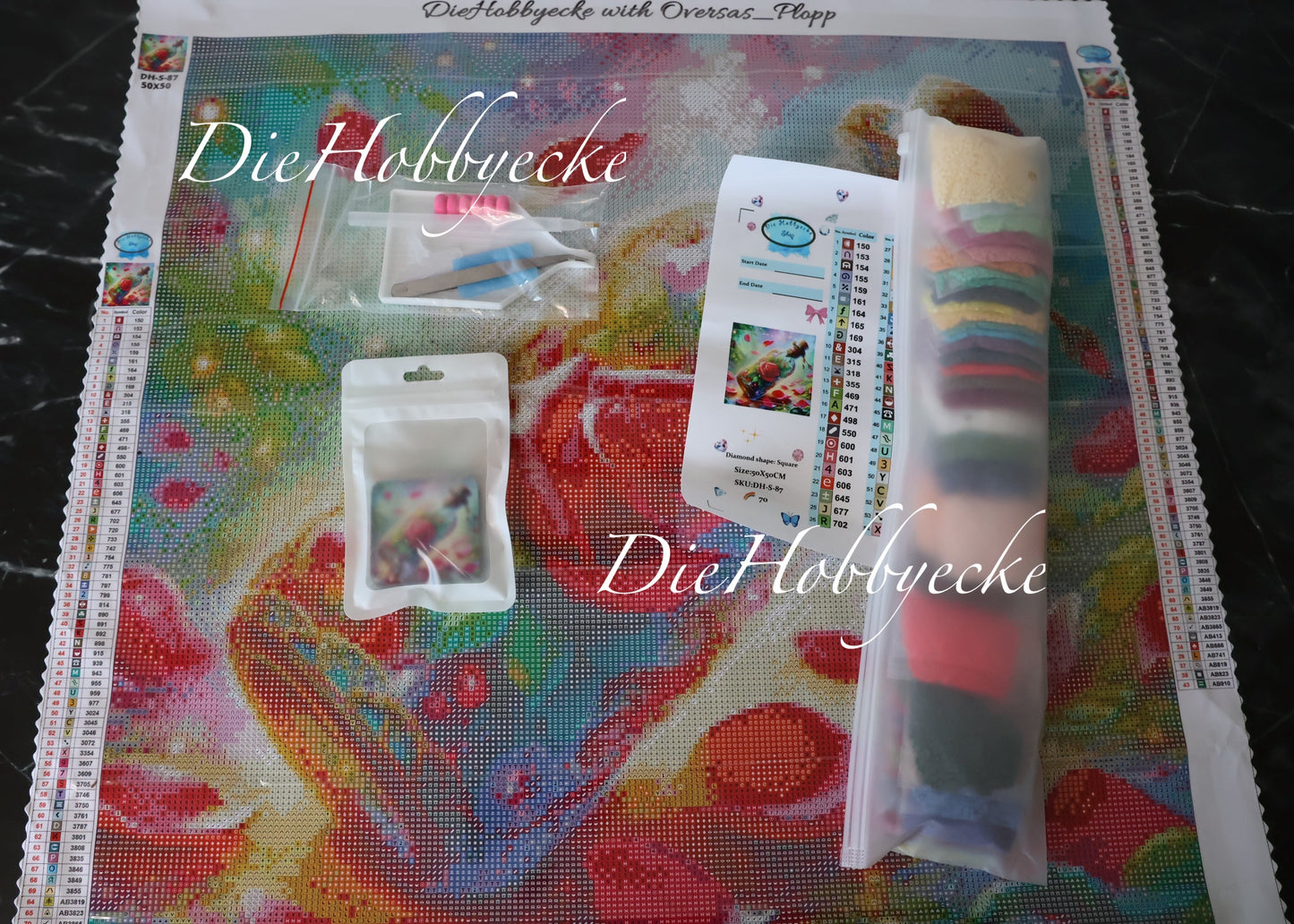 Diamond Painting Bild magische Flasche