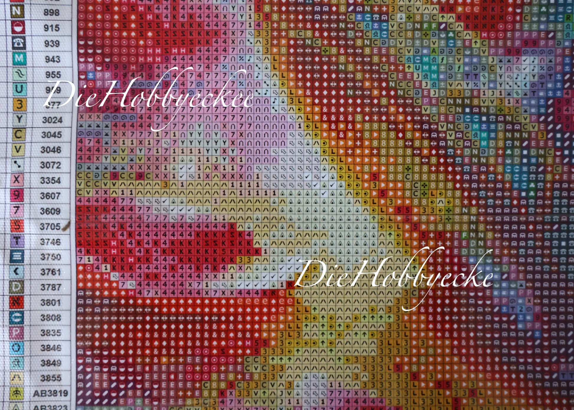 Diamond Painting Bild magische Flasche