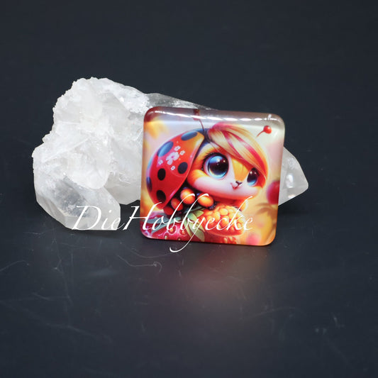 Diamond Painting Cover Minder Marienkäfer Mariechen