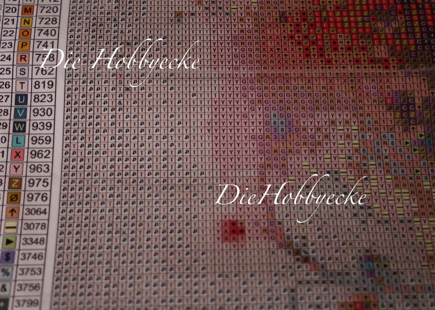 Diamond Painting Bild Maske des Lichts