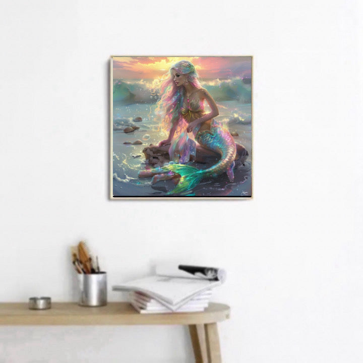 Diamond Painting Bild Luminessa die Meerjungfrau