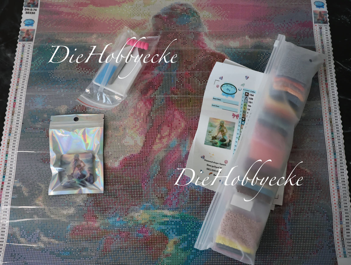 Diamond Painting Bild Luminessa die Meerjungfrau