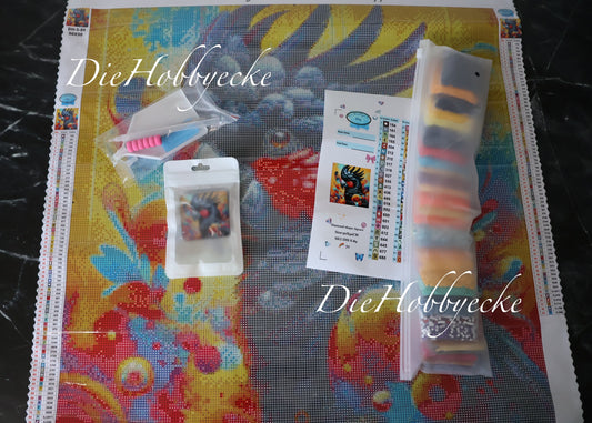 Diamond Painting Bild Kakadu Mr. Filou