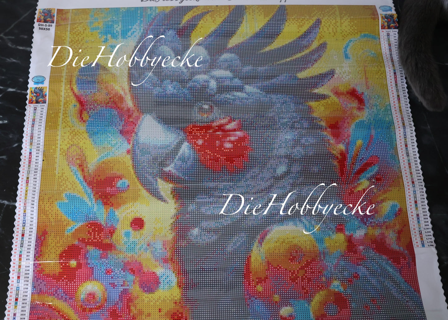 Diamond Painting Bild Kakadu Mr. Filou