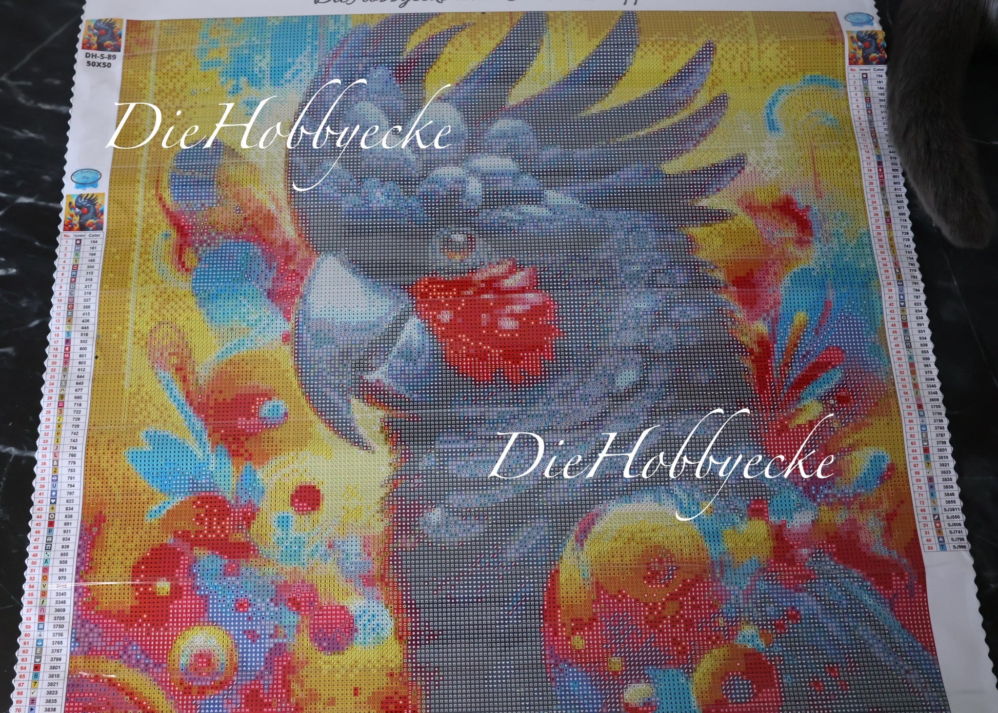 Diamond Painting Bild Kakadu Mr. Filou