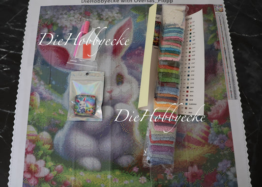 Diamond Painting Bild Osterzauber im Frühlingsgarten