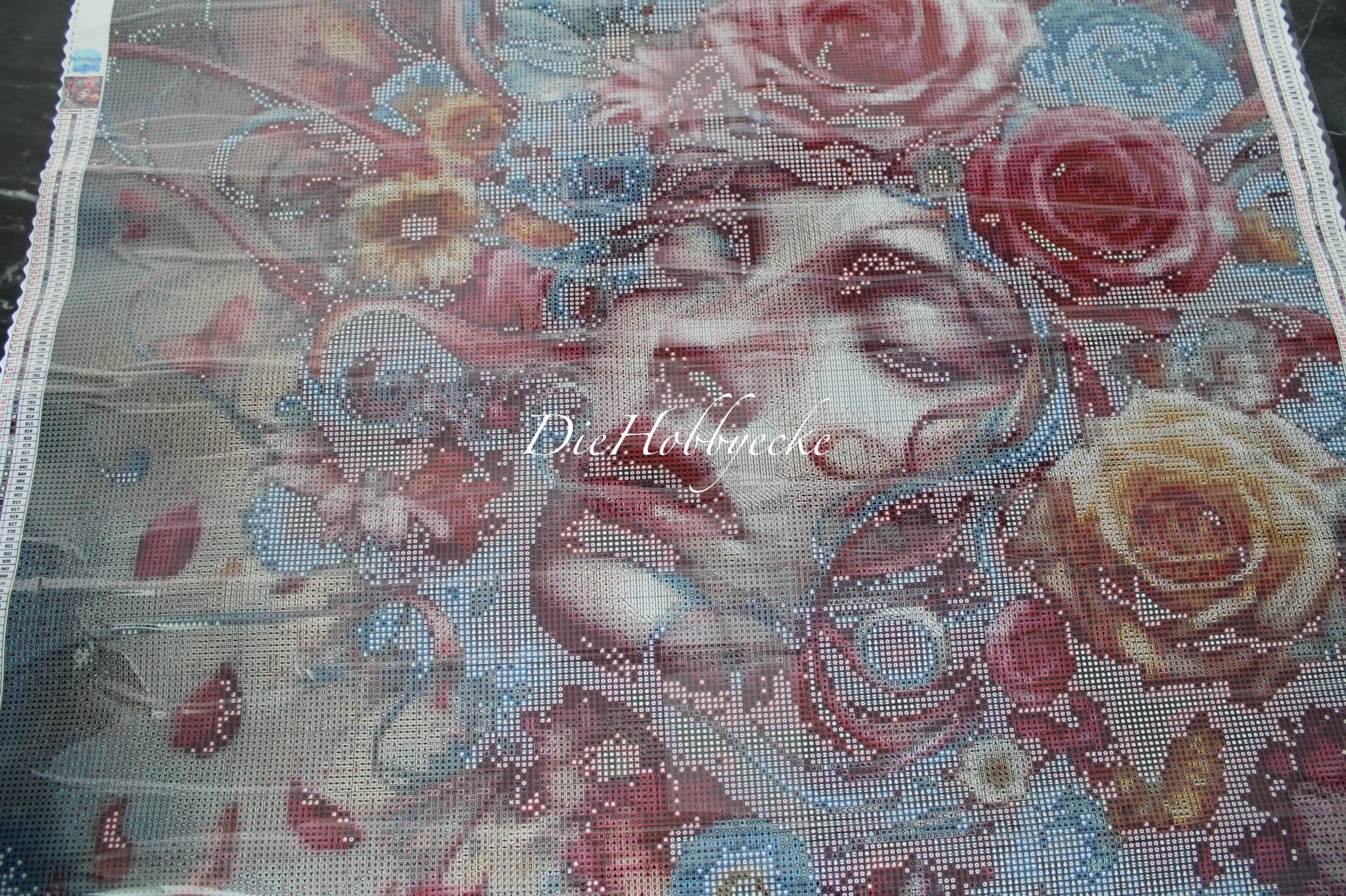 Diamond Painting Bild Blumen-Lady Rosalie