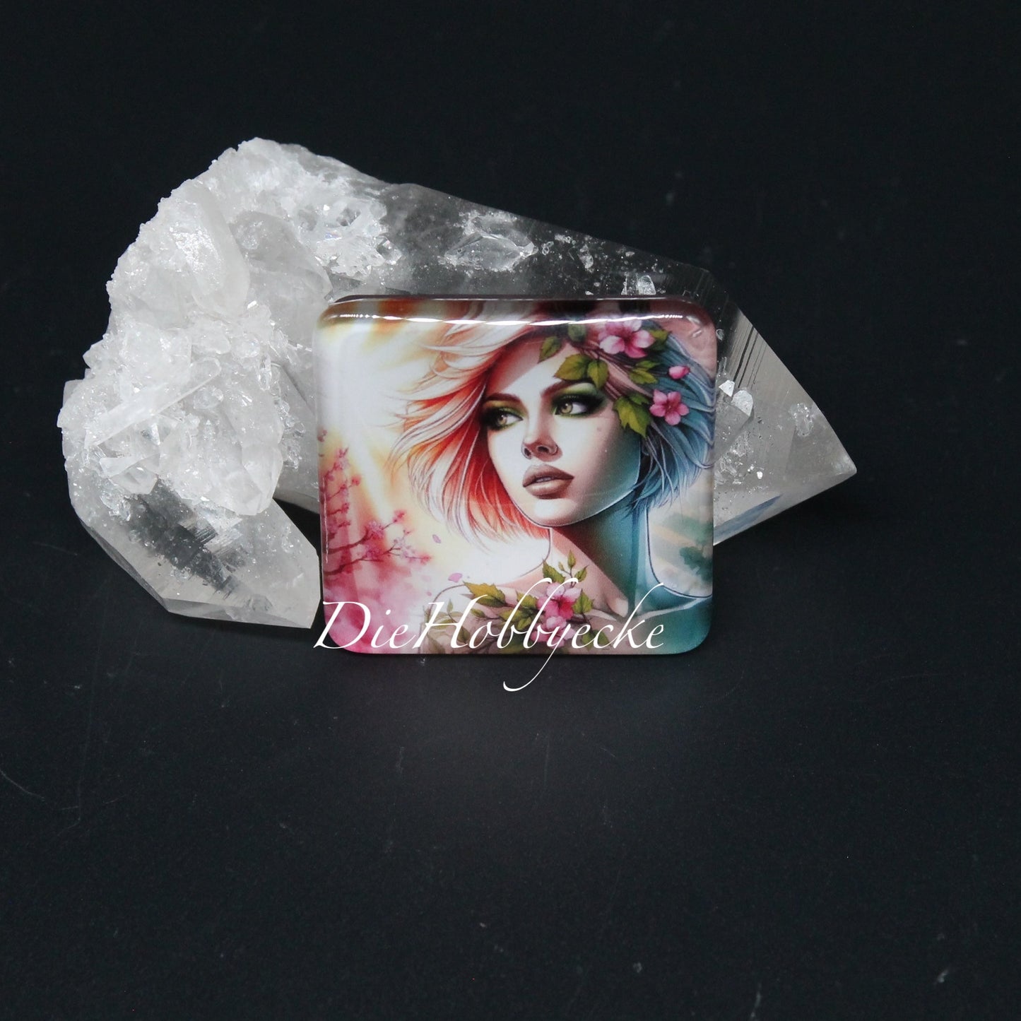 Diamond Painting Cover Minder Rose im Frühling