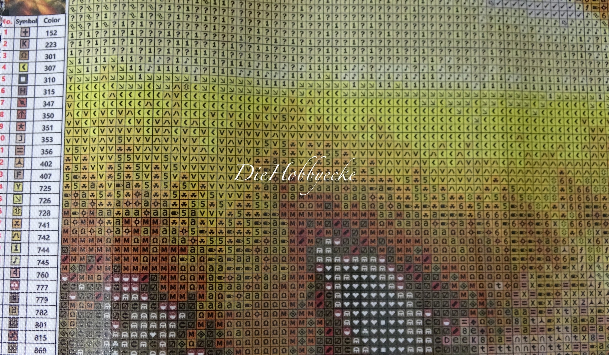 Diamond Painting Bild Sommertraum in Rapsblüte