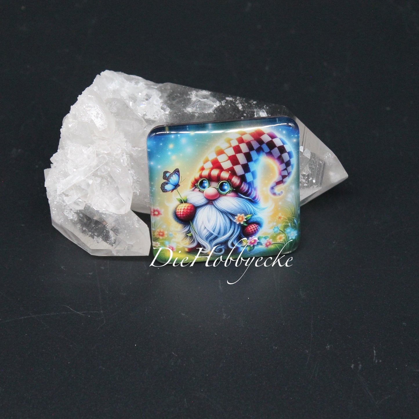 Diamond Painting Bild Wichtel Franzl Neonsteine