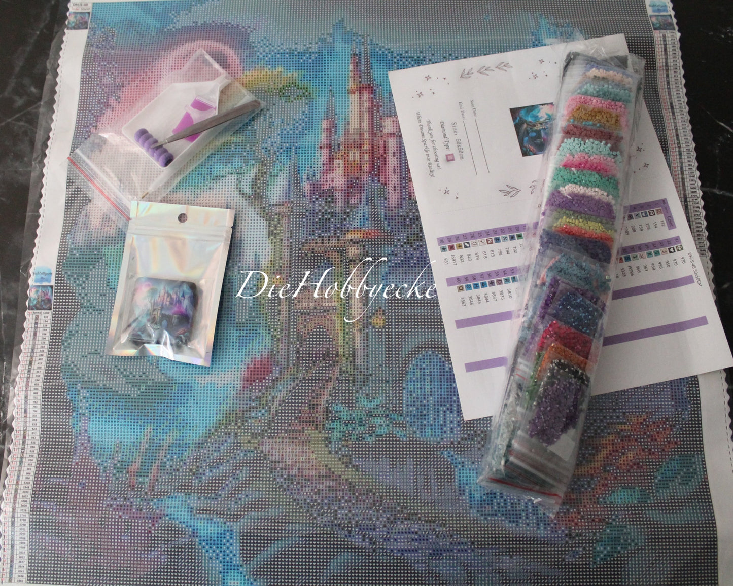 Diamond Painting Bild Zauberschloss