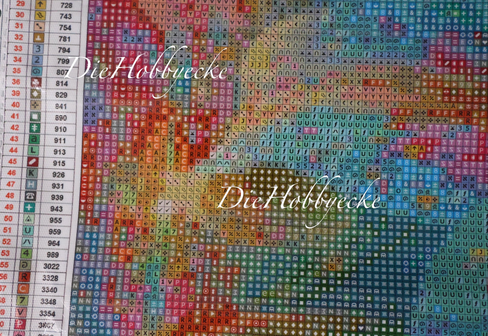Diamond Painting Bild Lilien im Farbrausch
