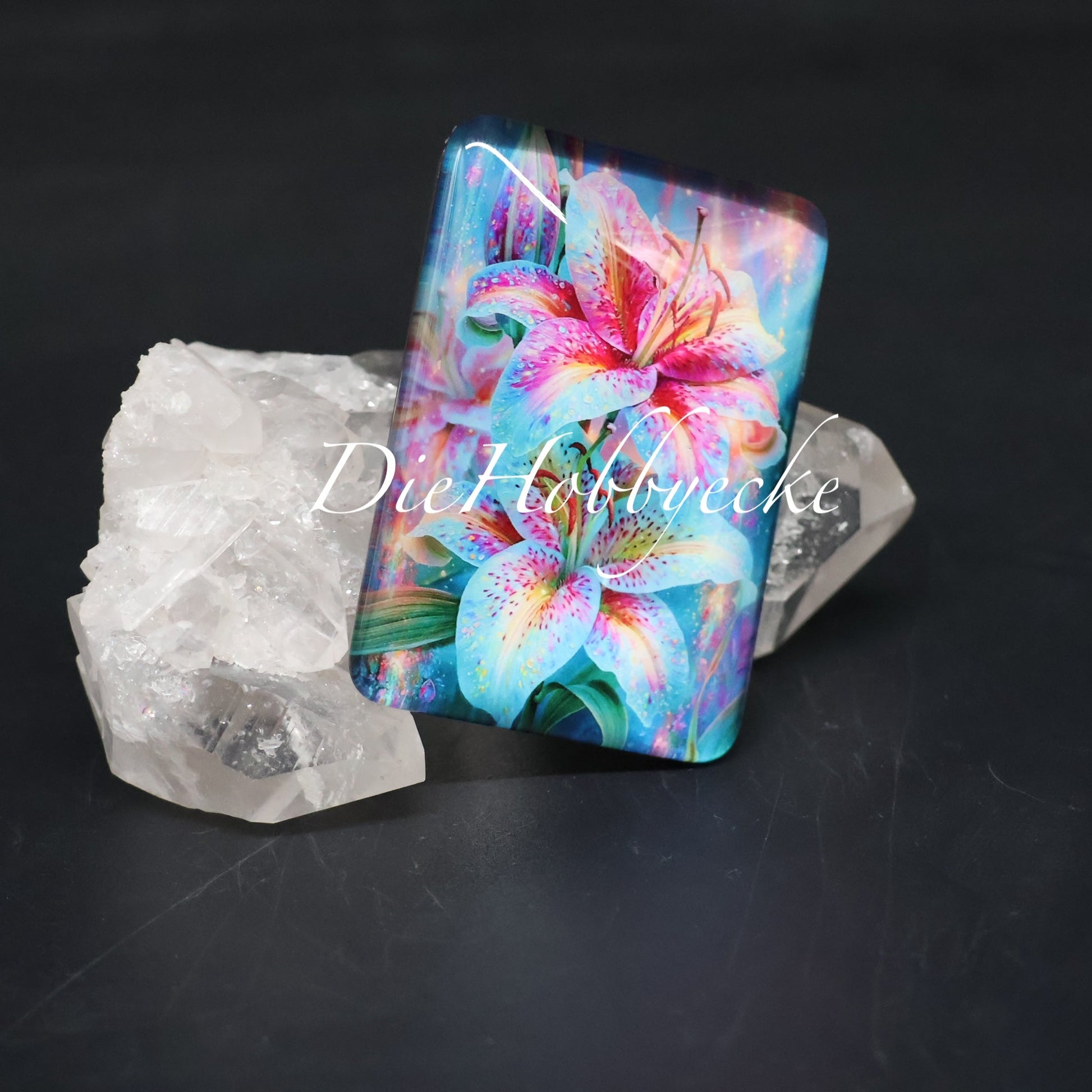 Diamond Painting Cover Minder Lilien im Farbrausch