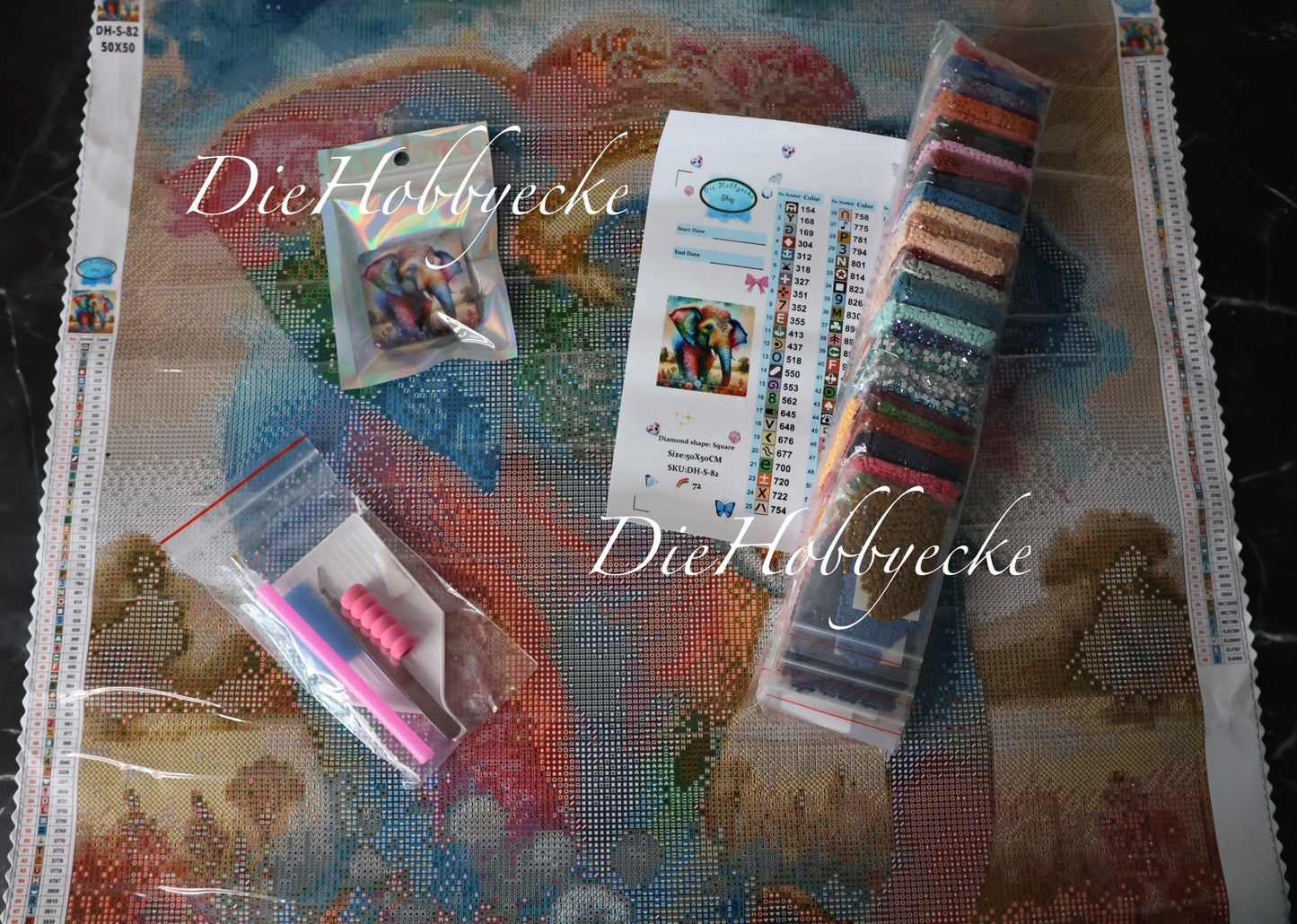 Diamond Painting Bild der anmutige Raya