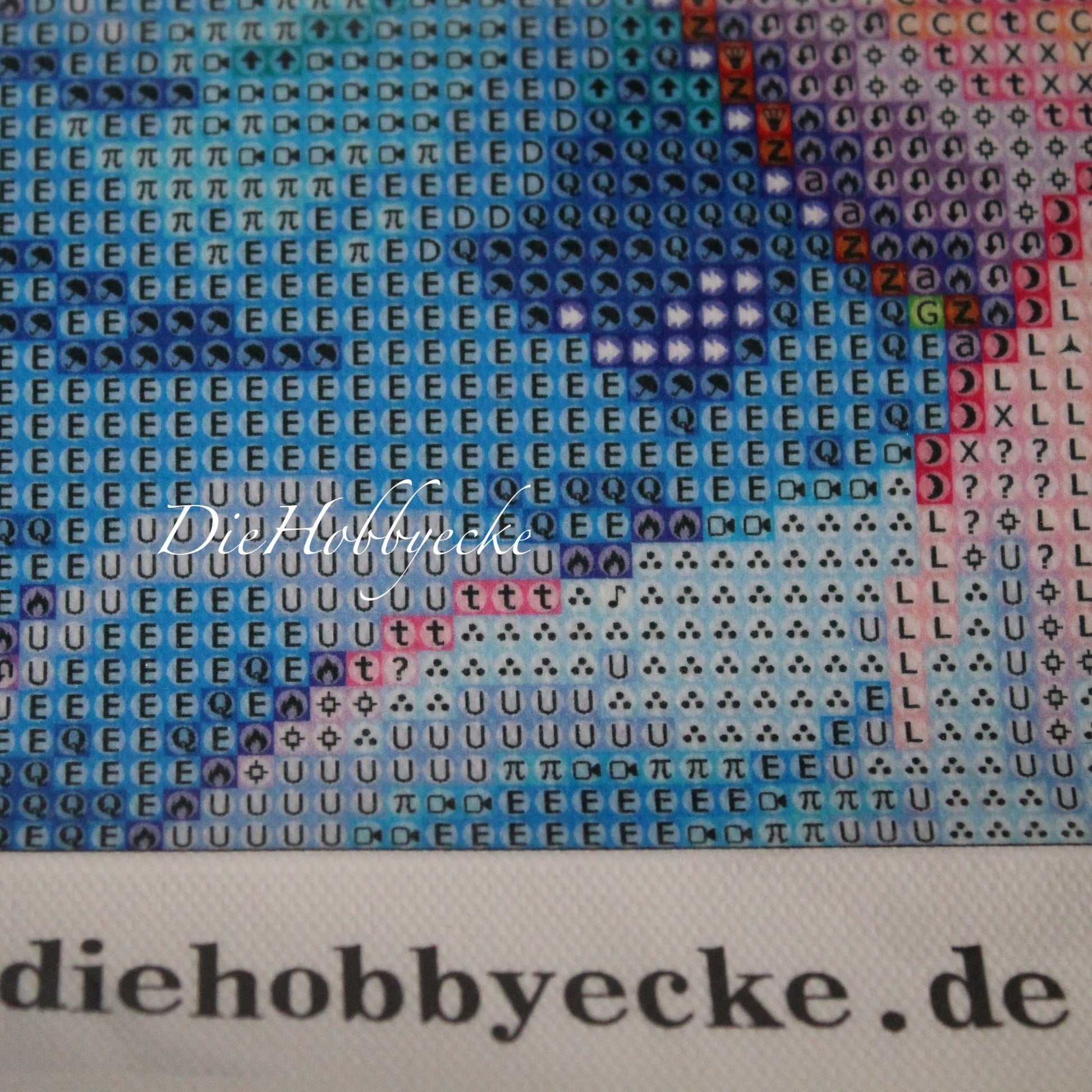 Diamond Painting Bild buntes Maedchen