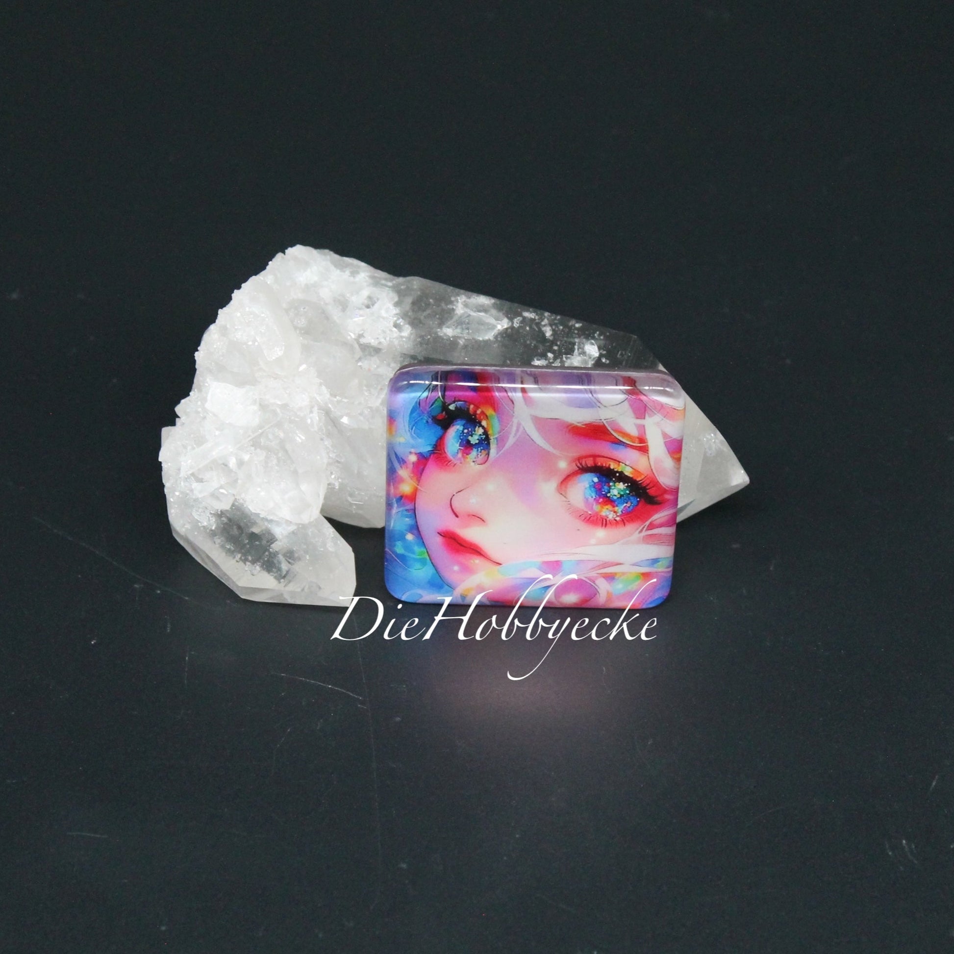 Diamond Painting Bild buntes Maedchen
