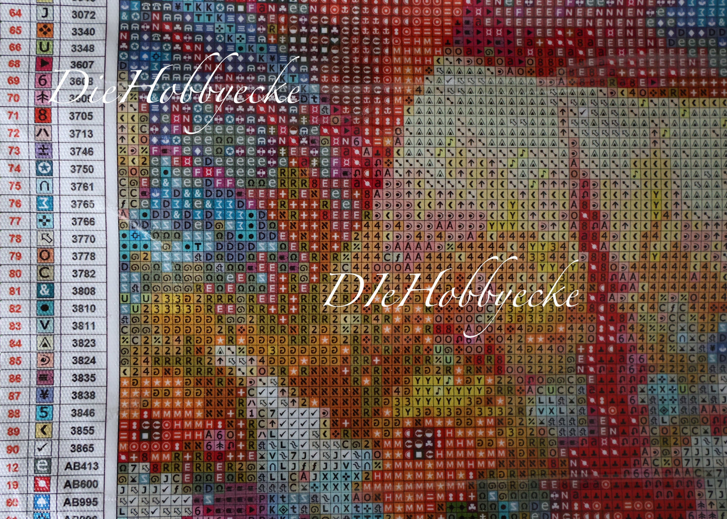 Diamond Painting Bild Aurora, ein Pferd voller Farbe