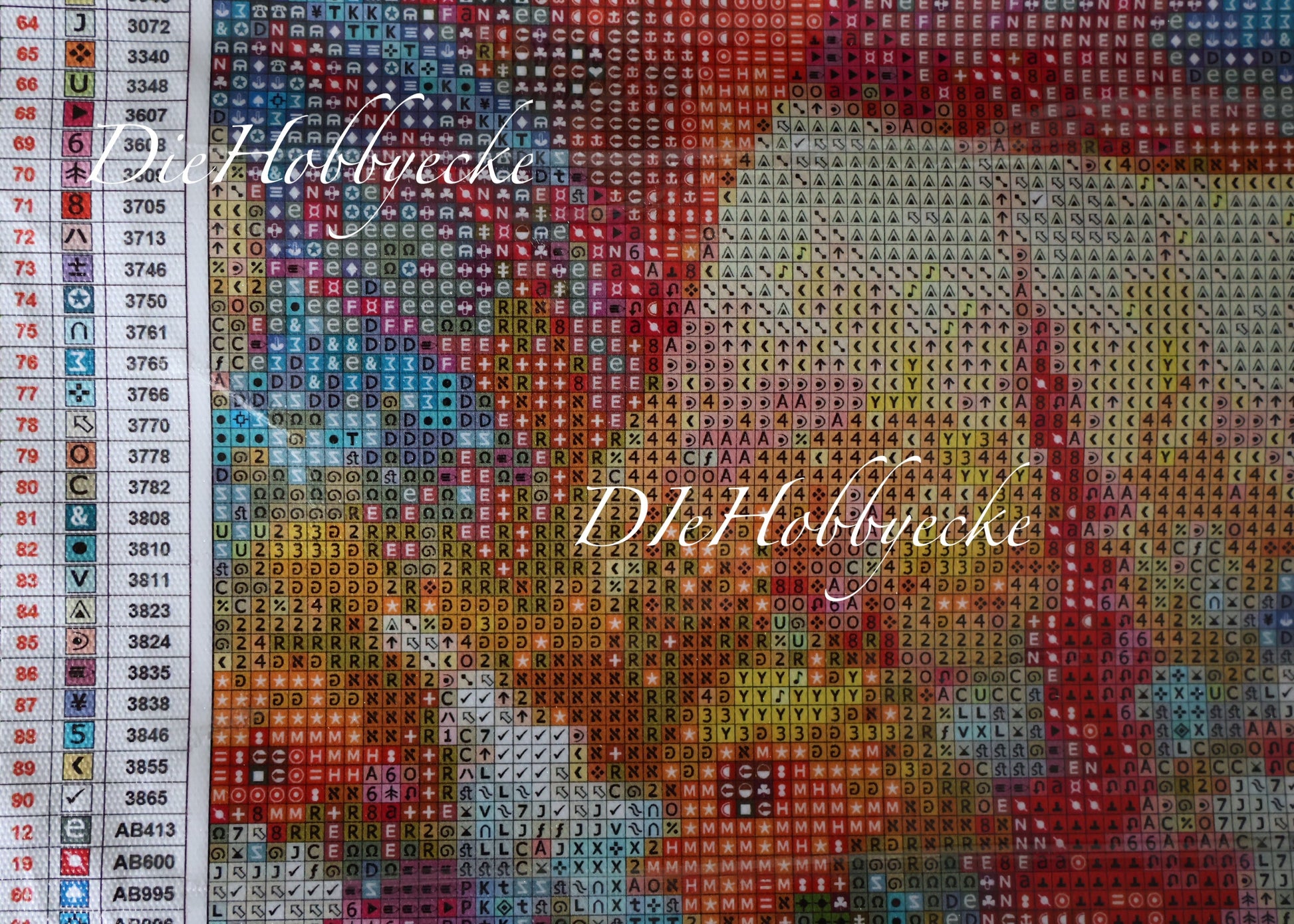 Diamond Painting Bild Aurora, ein Pferd voller Farbe