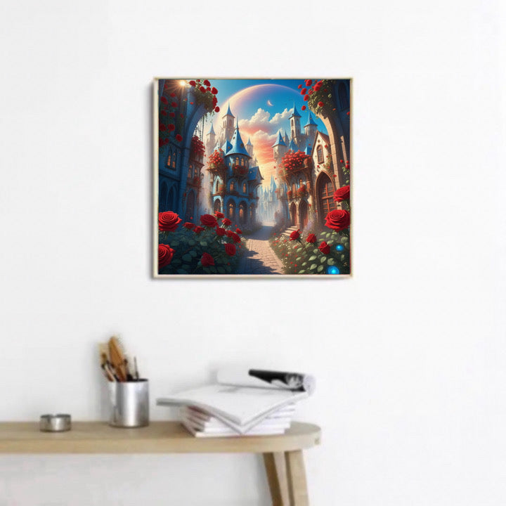 Diamond Painting Bild die Rosenstadt