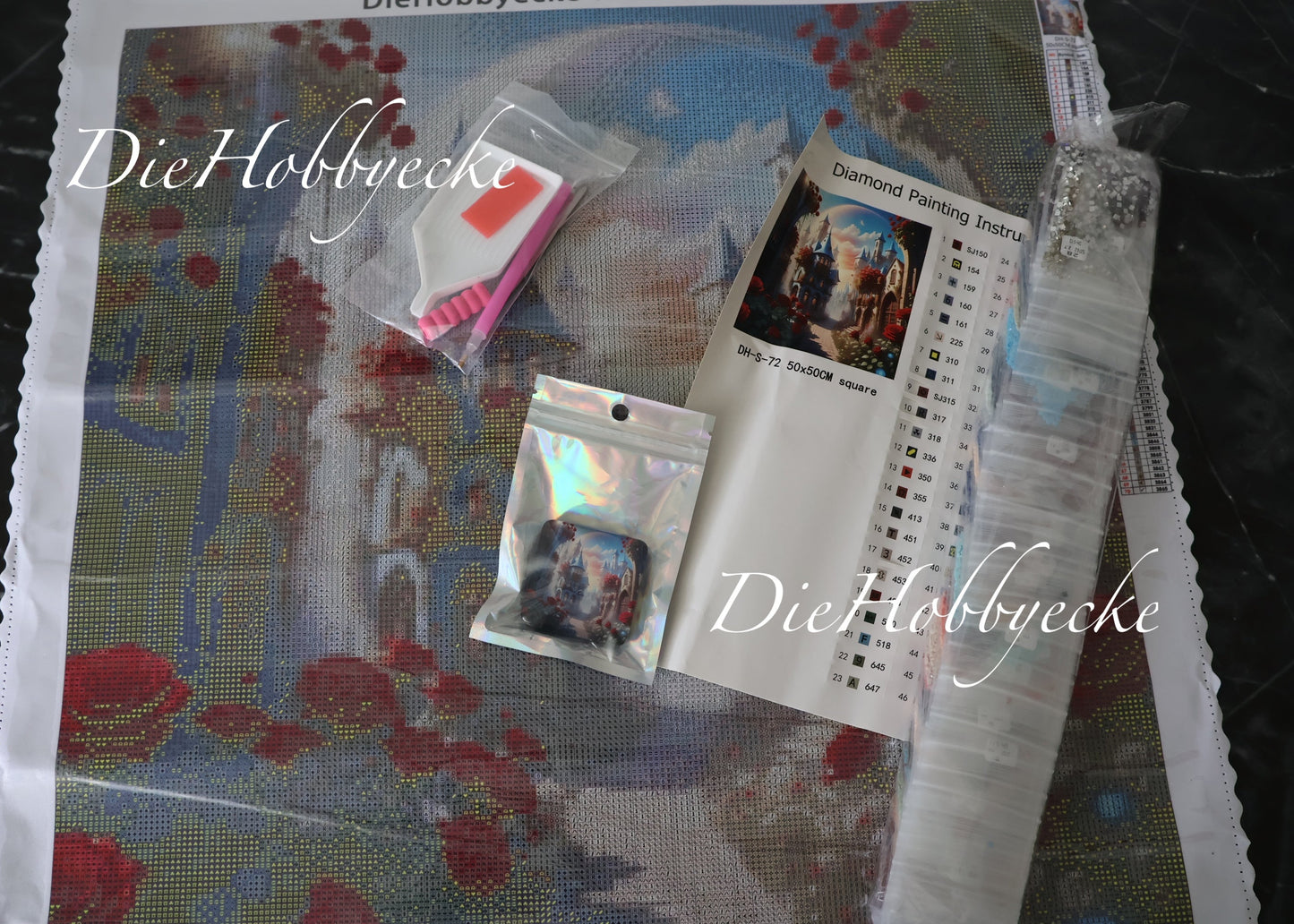 Diamond Painting Bild die Rosenstadt