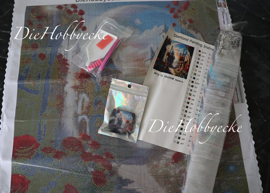 Diamond Painting Bild die Rosenstadt