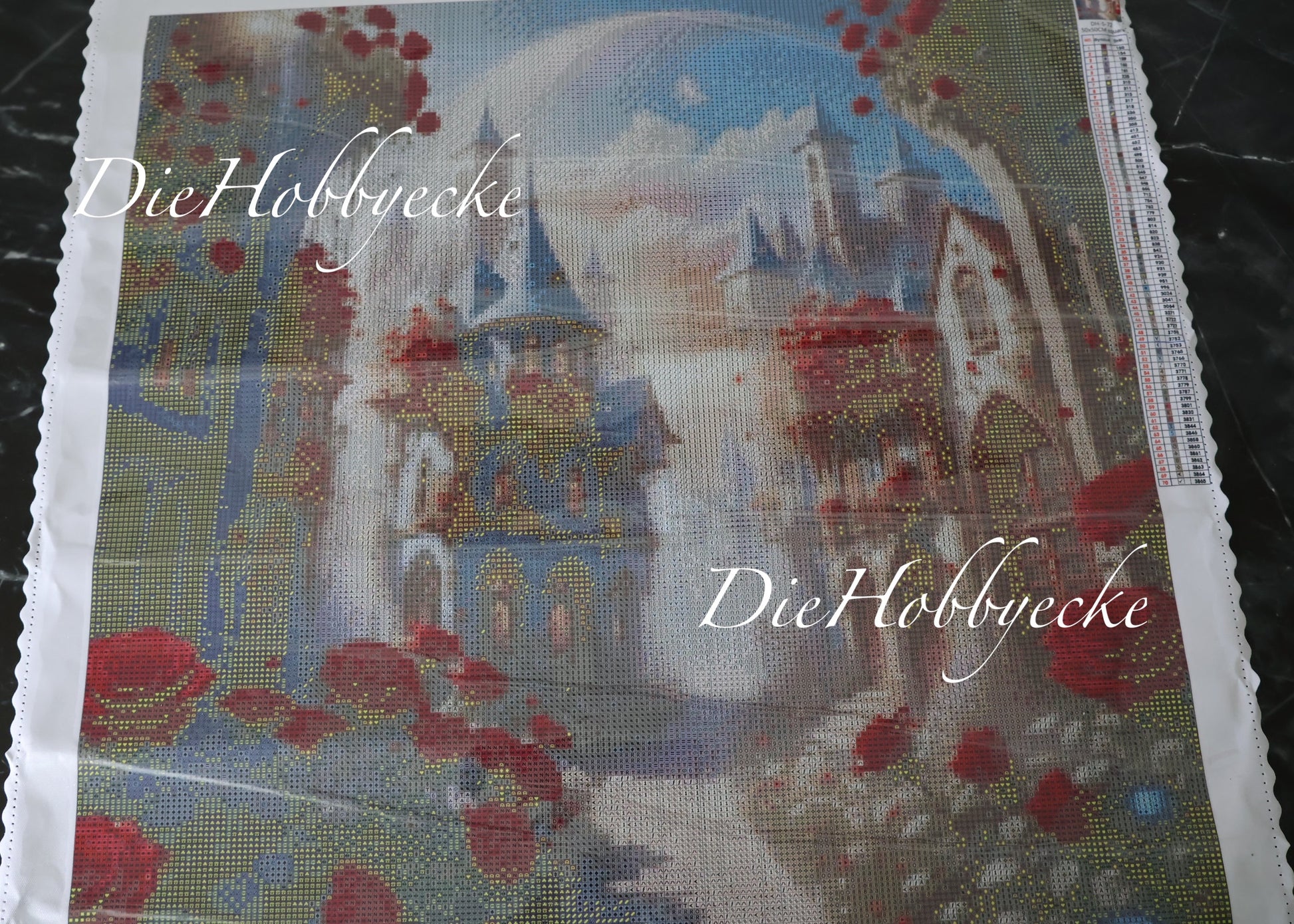 Diamond Painting Bild die Rosenstadt