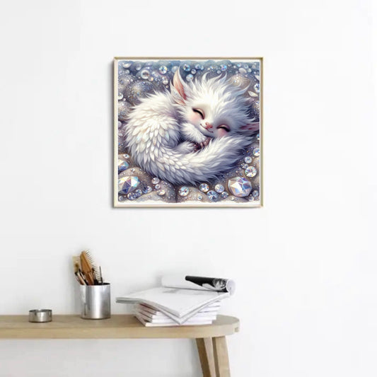Diamond Painting Bild schlafender Mucki