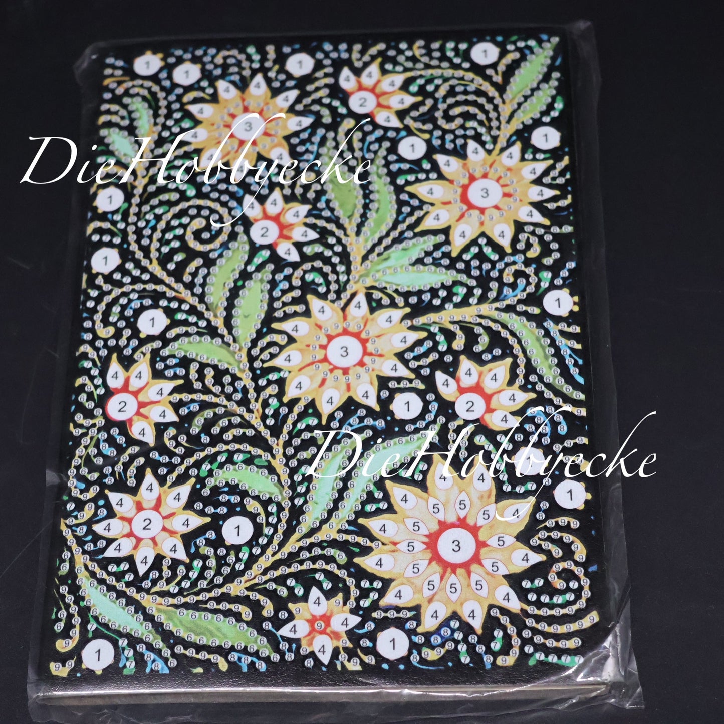Diamond Painting Notizheft mit tollen Blumen