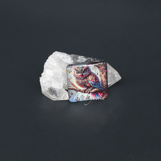 Diamond Painting Kühlschrankmagnet Eule