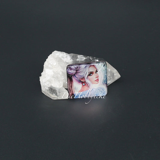 Diamond Painting Kuehlschrankmagnet Maedchen Mia