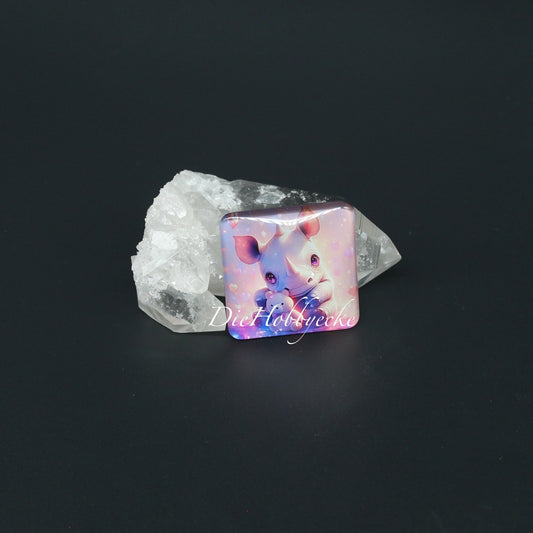 Diamond Painting Kühlschrankmagnet Nashorn Samy