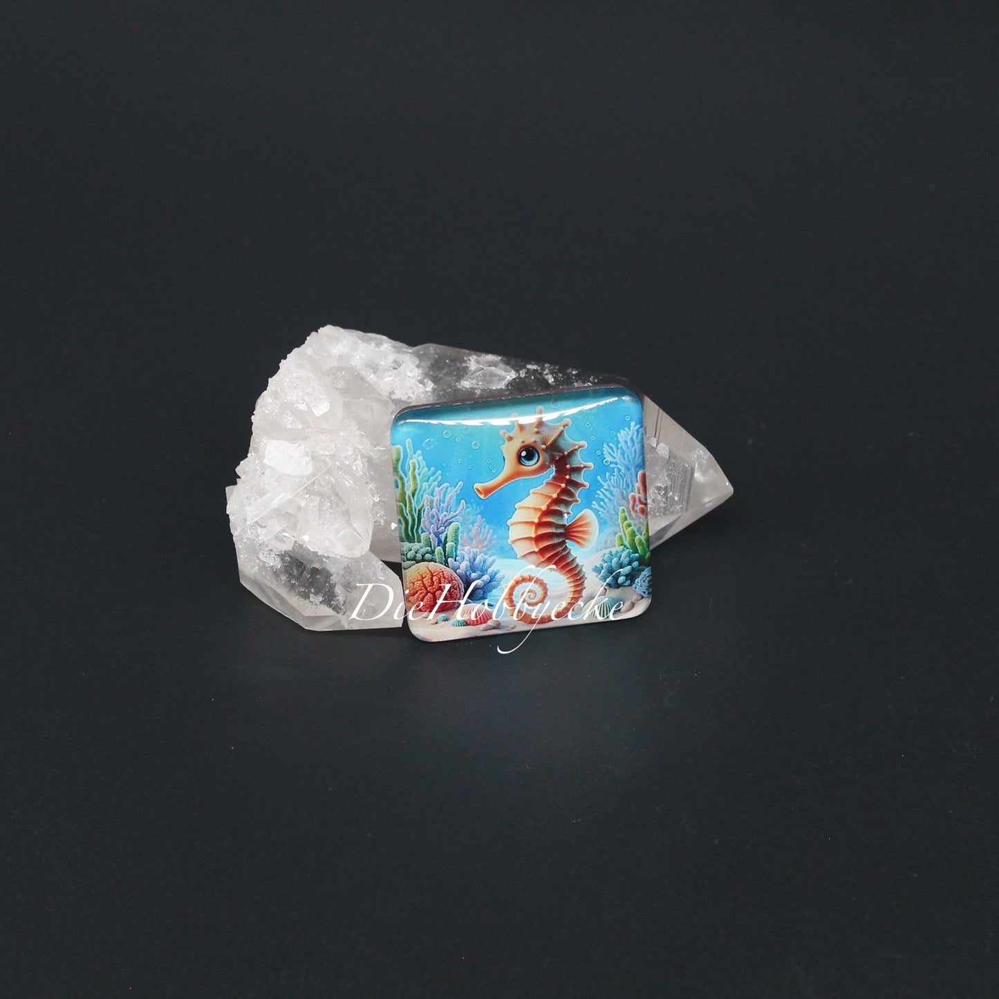 Diamond Painting Kühlschrankmagnet Seepferd