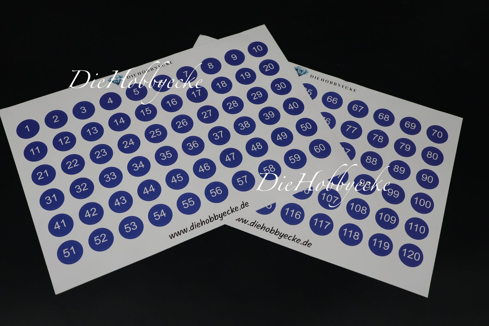 Diamond Painting Zahlen-Sticker-Set