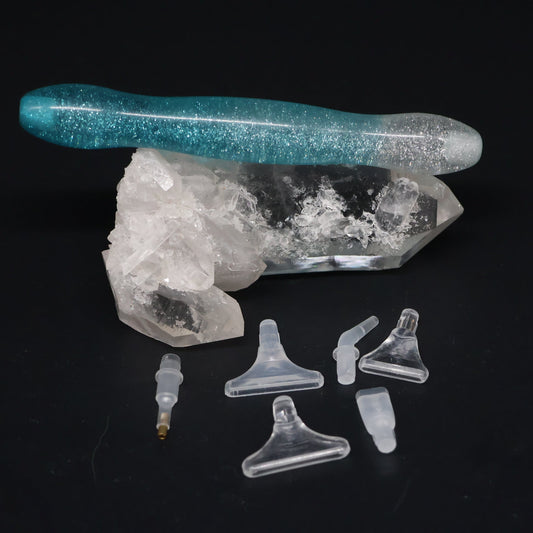 Diamond Painting Harz Stift Glitzer blau