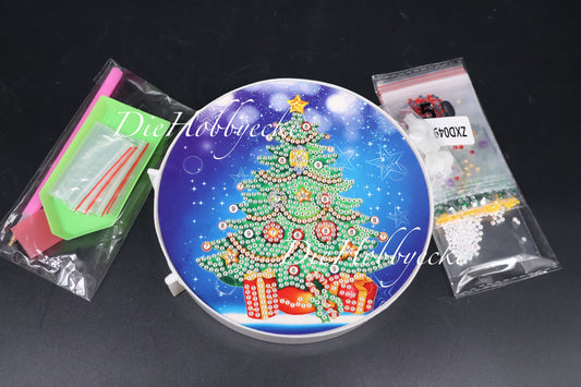 Diamond Painting Weihnachtslampe Motiv Weihnachtsbaum
