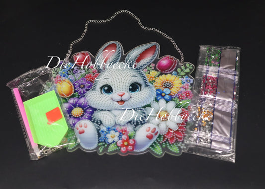 Diamond Painting Osterhäschen Aufhänger