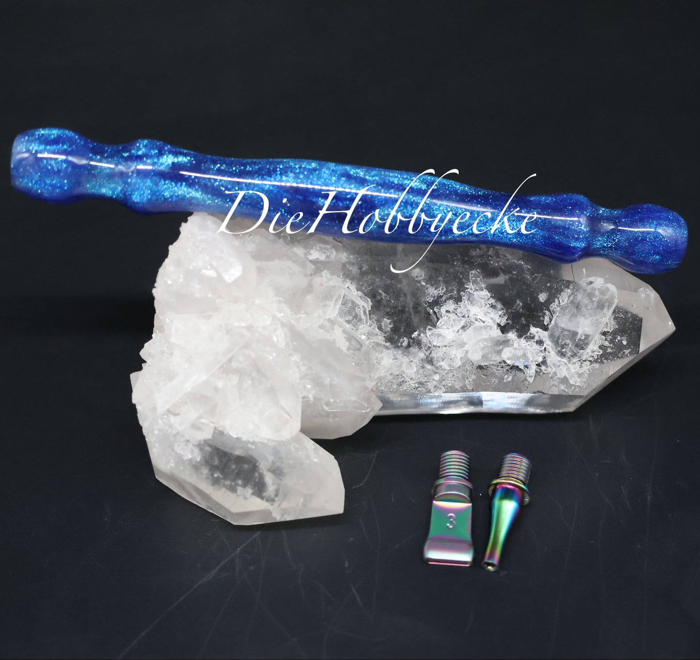 Diamond Painting antiker Schimmer Harz Stift dunkelblau