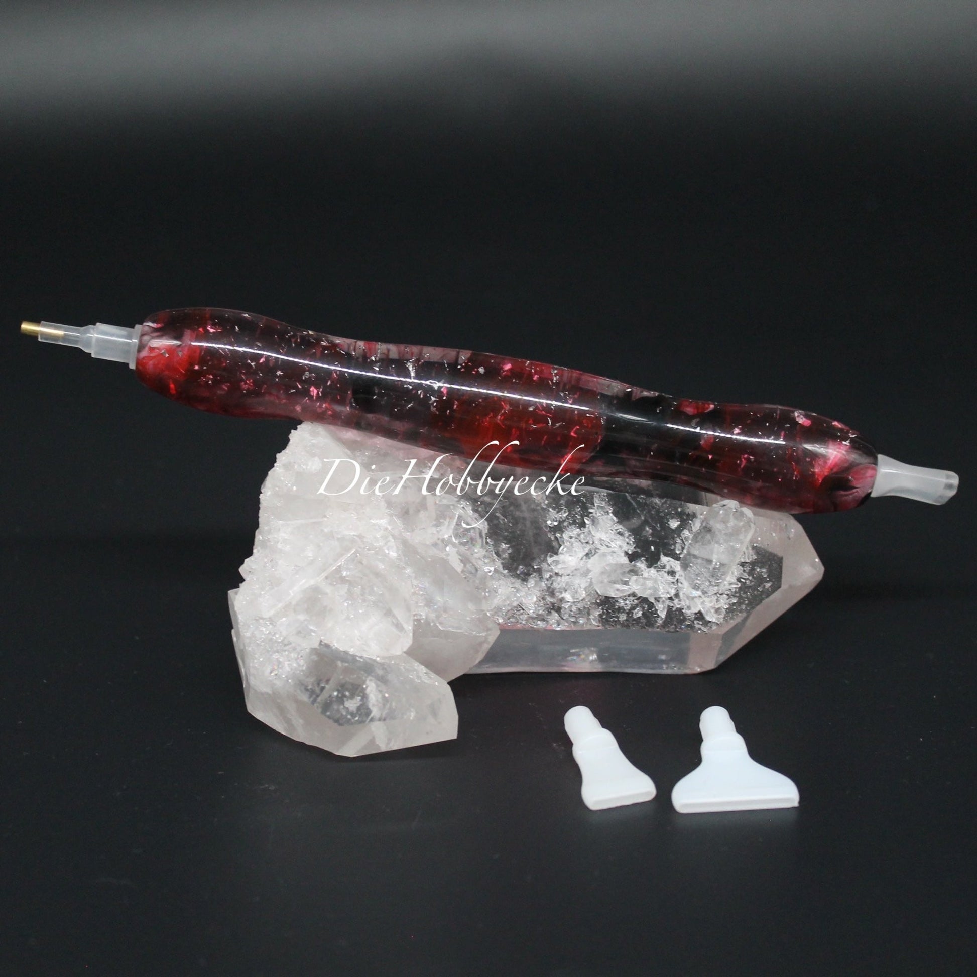 Diamond Painting Harzstifte glitzer braun und rot